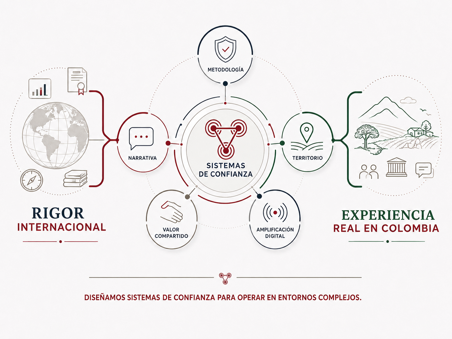 Rigor internacional y experiencia real en Colombia
